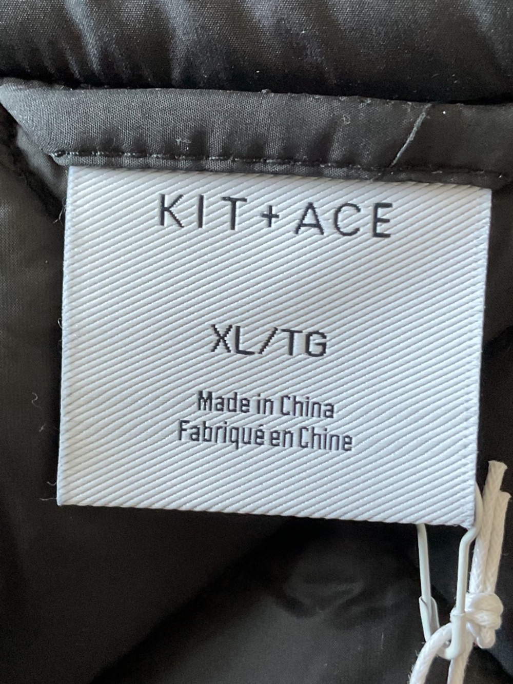 💐NWT💐 Kit and Ace Oslo Recycled Black Quilted Coat - size XL - Picture 13 of 16